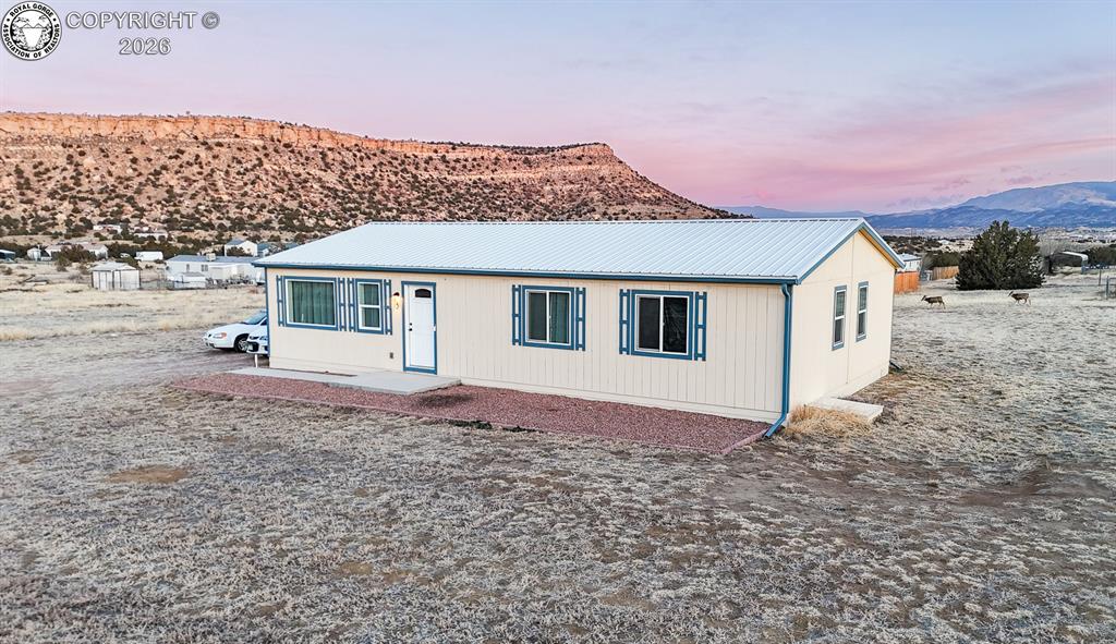 Caption: Front of Structure