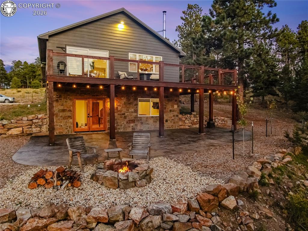 Caption: Back of Structure