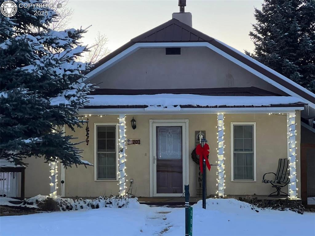 Caption: Front of Structure