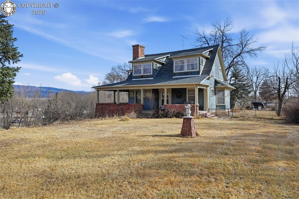 Caption: Front of Structure