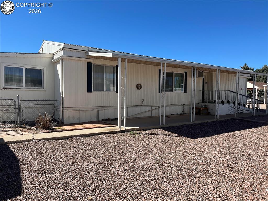 Caption: Front of Structure