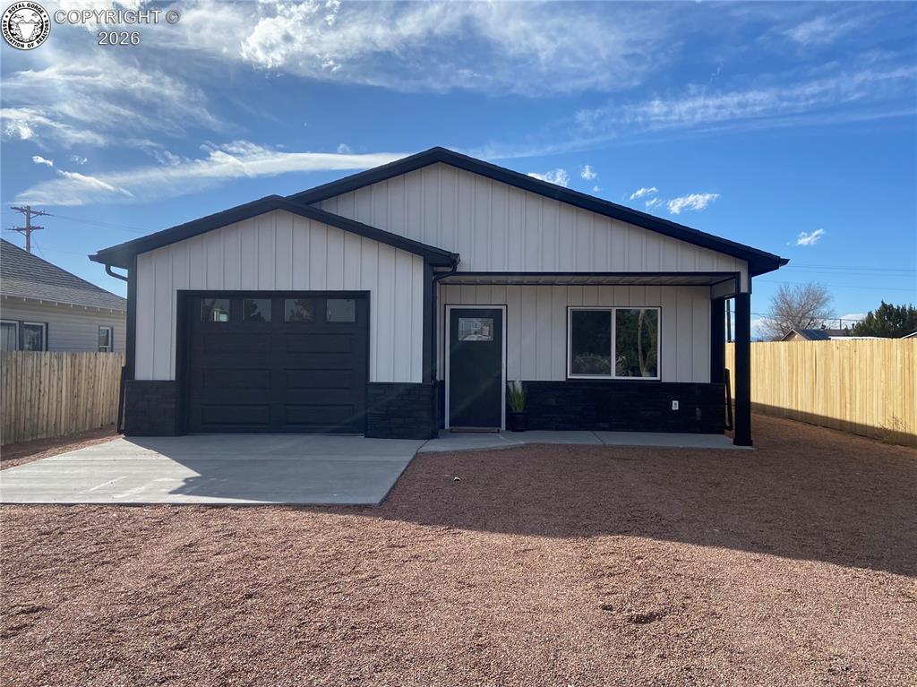 Caption: Front of Structure