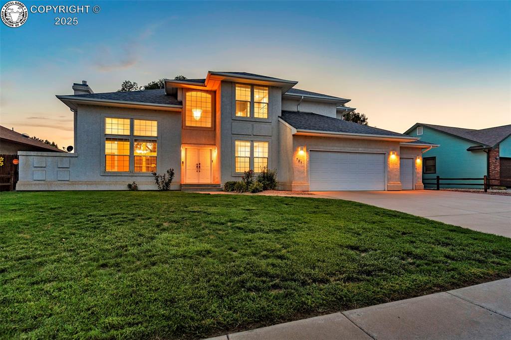 Caption: Front of Structure