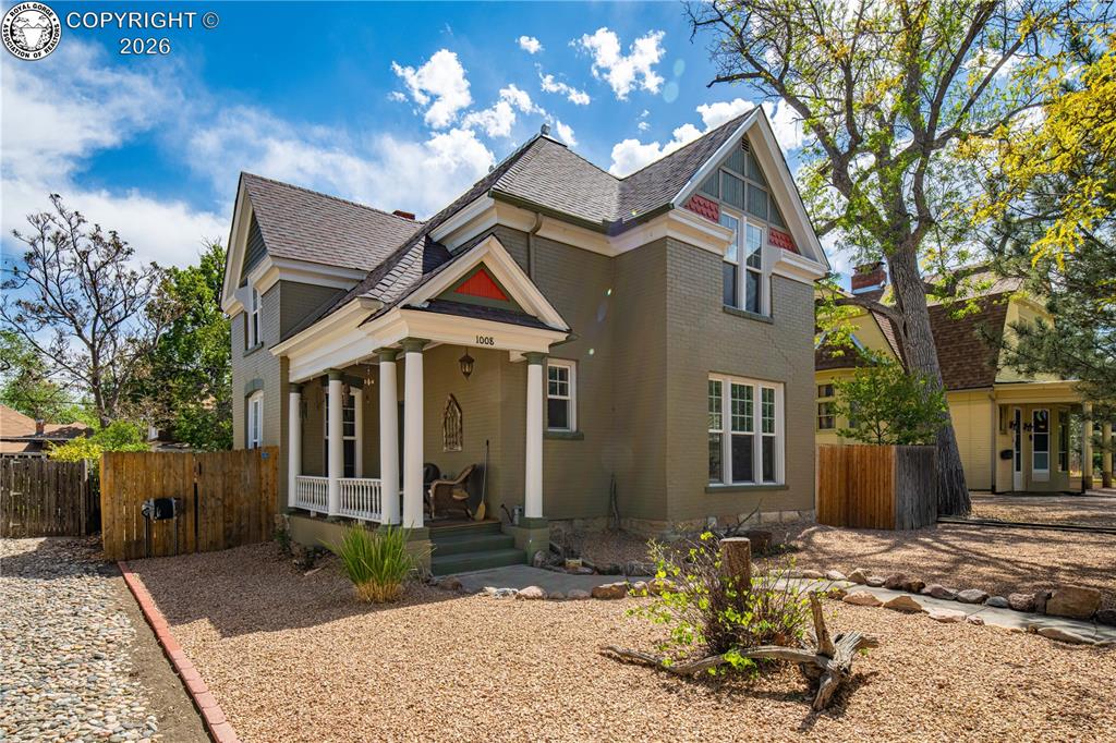 Caption: Front of Structure