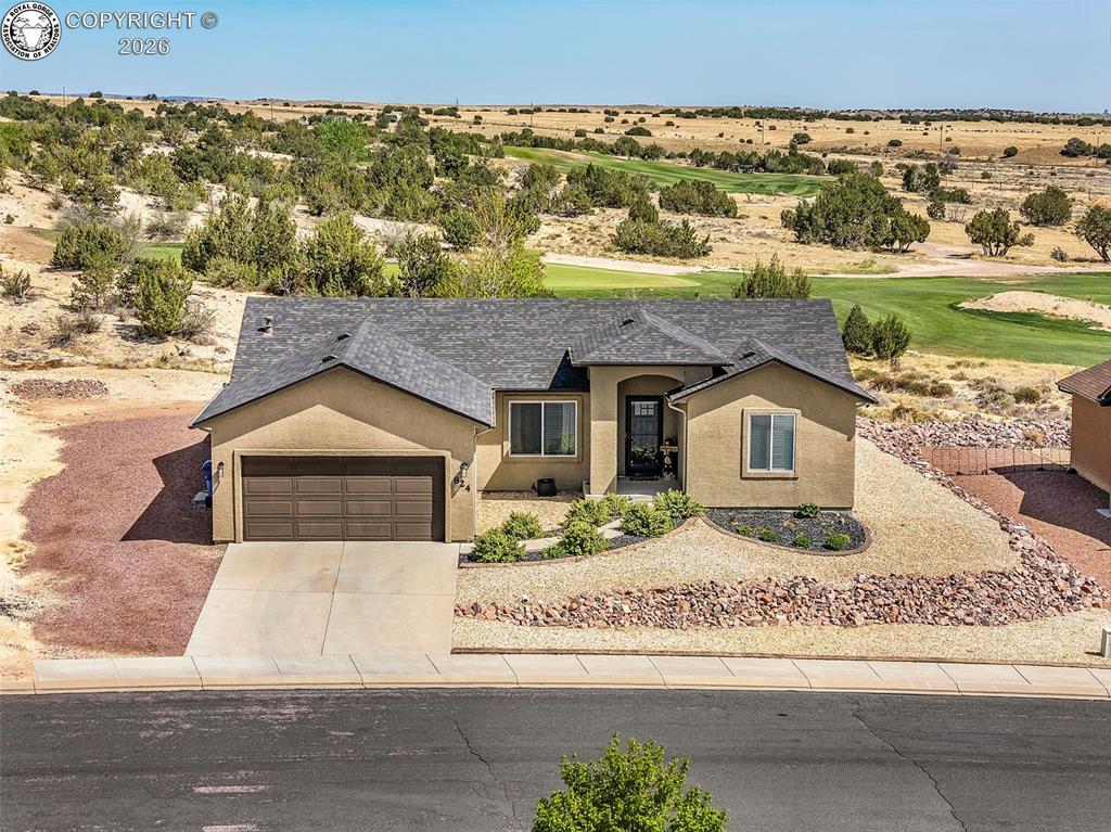 Caption: Front of Structure