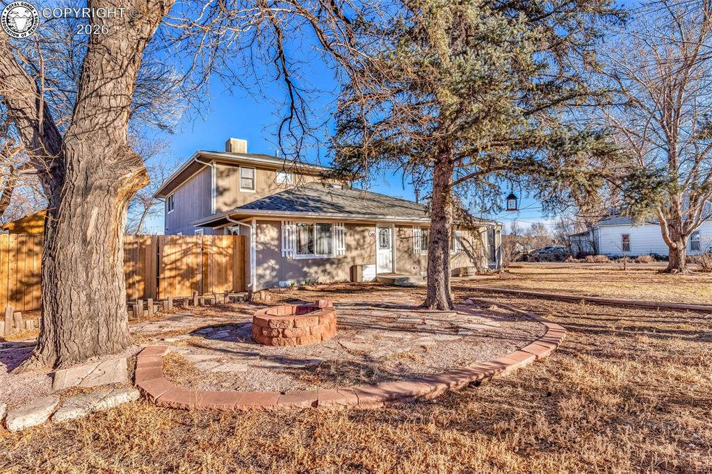 Caption: Back of Structure