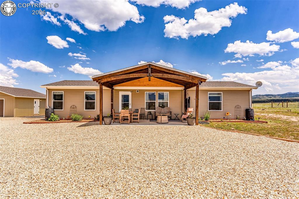 Caption: Front of Structure