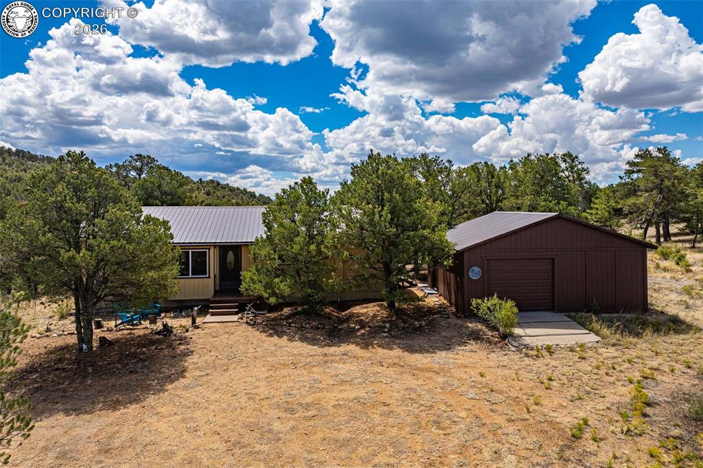 Caption: 2BR 2BA 6.78 Acres of Trees and usable property