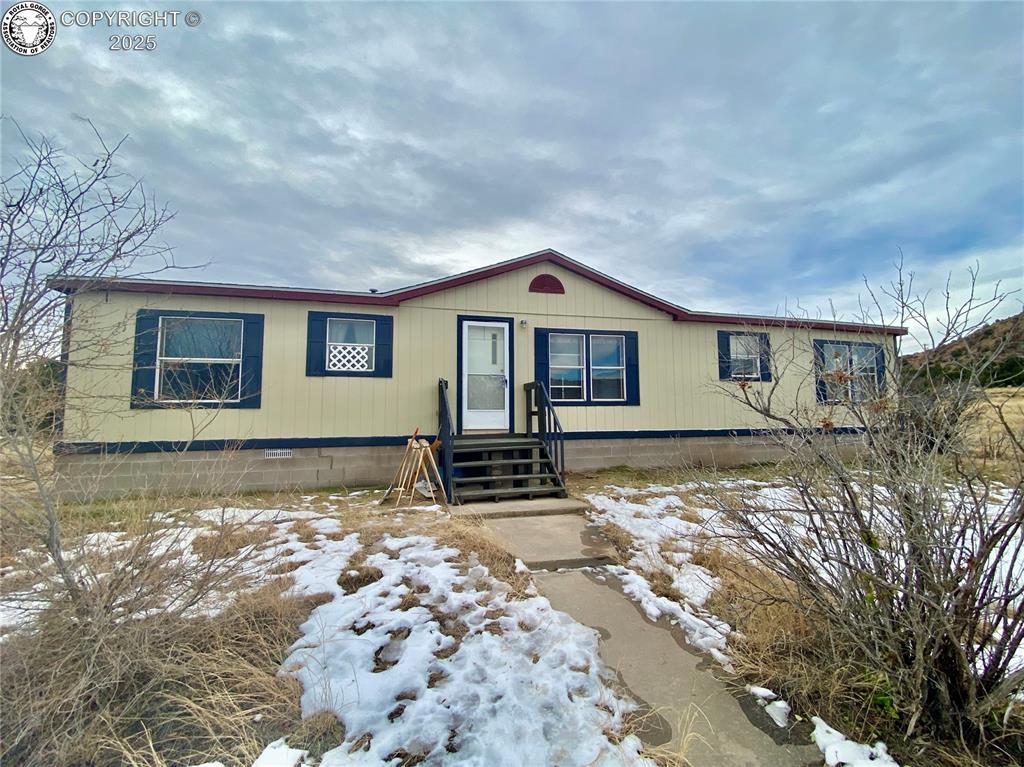 Caption: Front of Structure