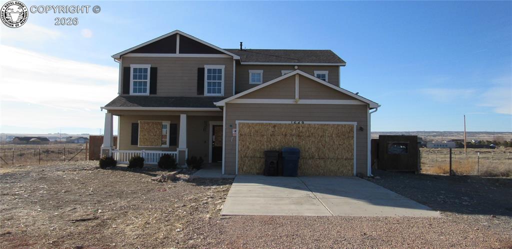 Caption: Front of Structure