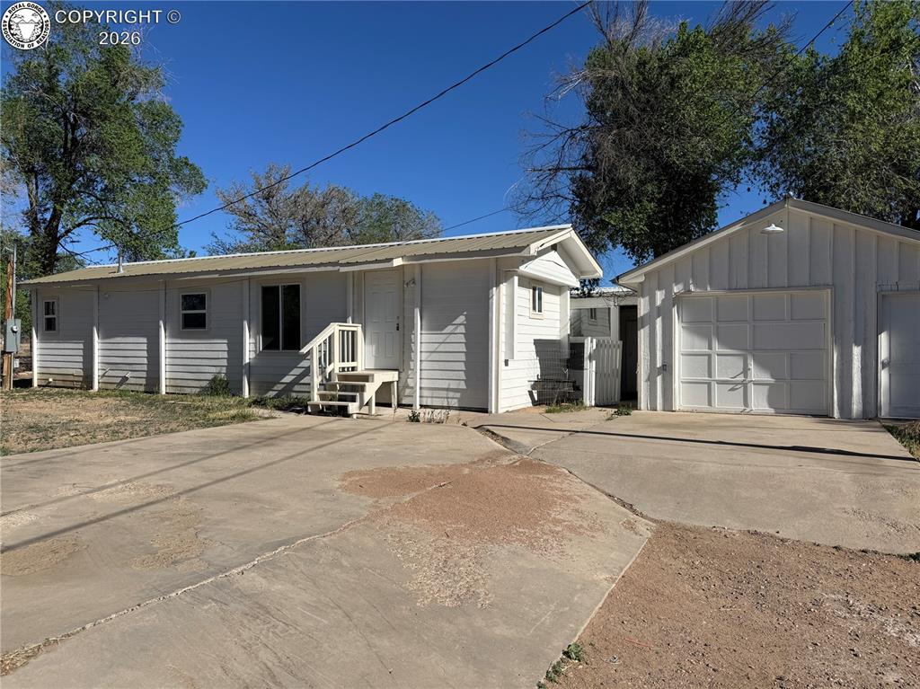 Caption: Front of Structure