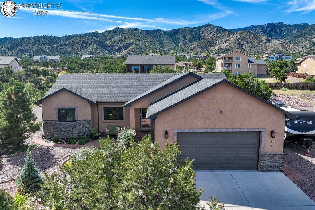 Caption: Views of the Wet Mountains