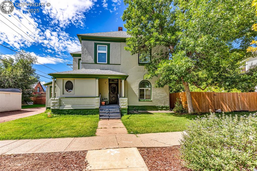 Caption: Front of Structure