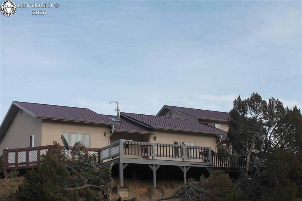 Caption: Front of Structure