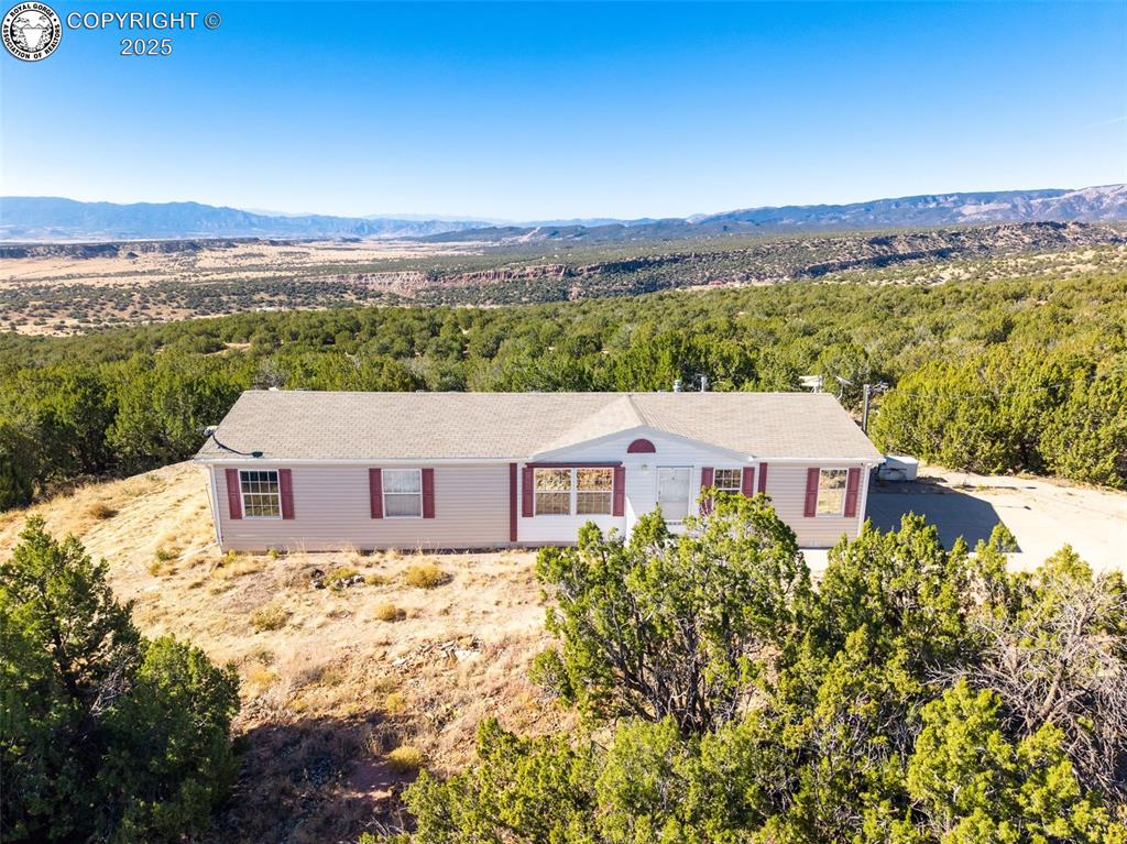 Caption: Aerial View Of Home