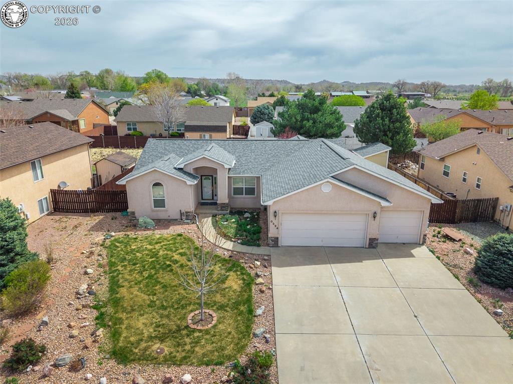 Caption: Front of Structure