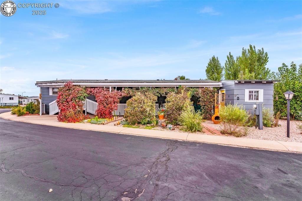 Caption: Front of Structure