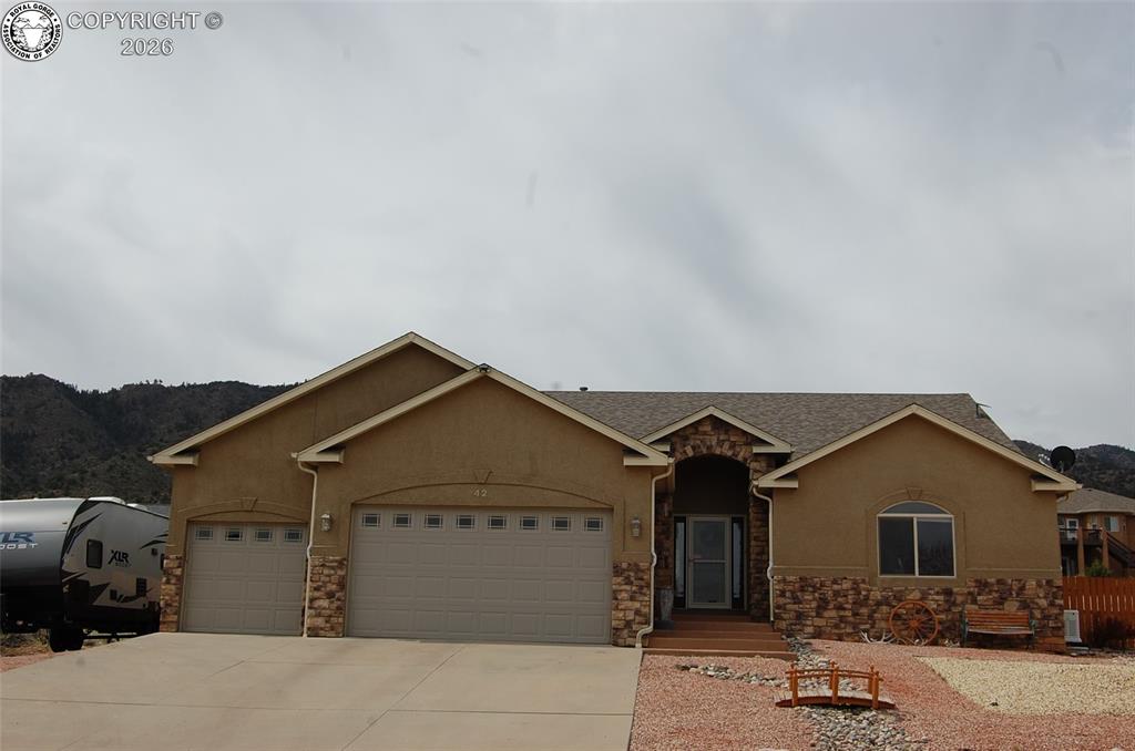 Caption: Front of Structure