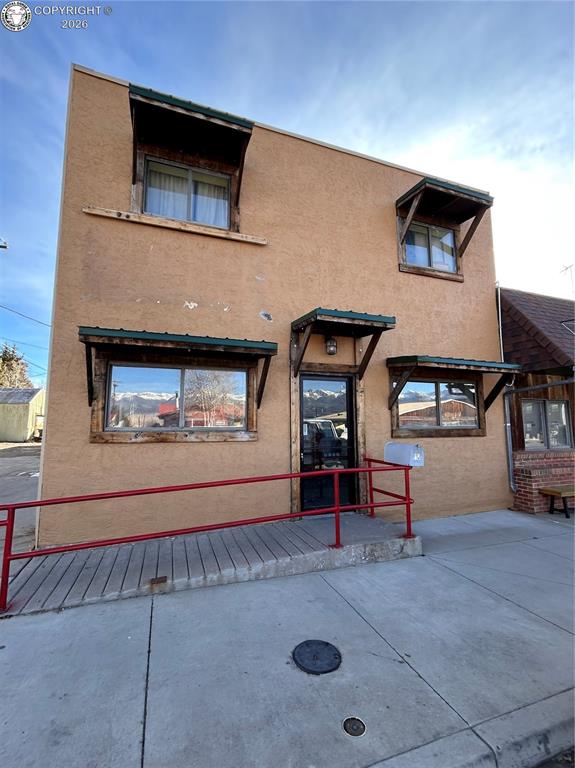 Caption: Back of Structure