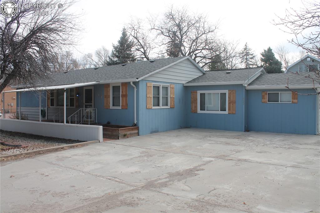 Caption: Front of Structure