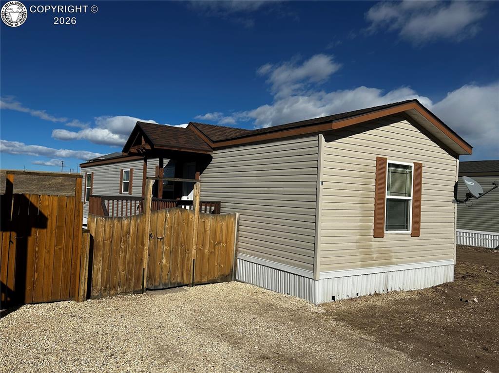 Caption: Side of Structure