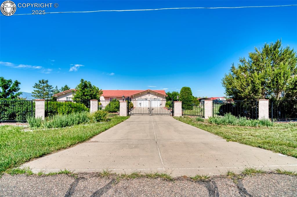 Caption: Front of Structure