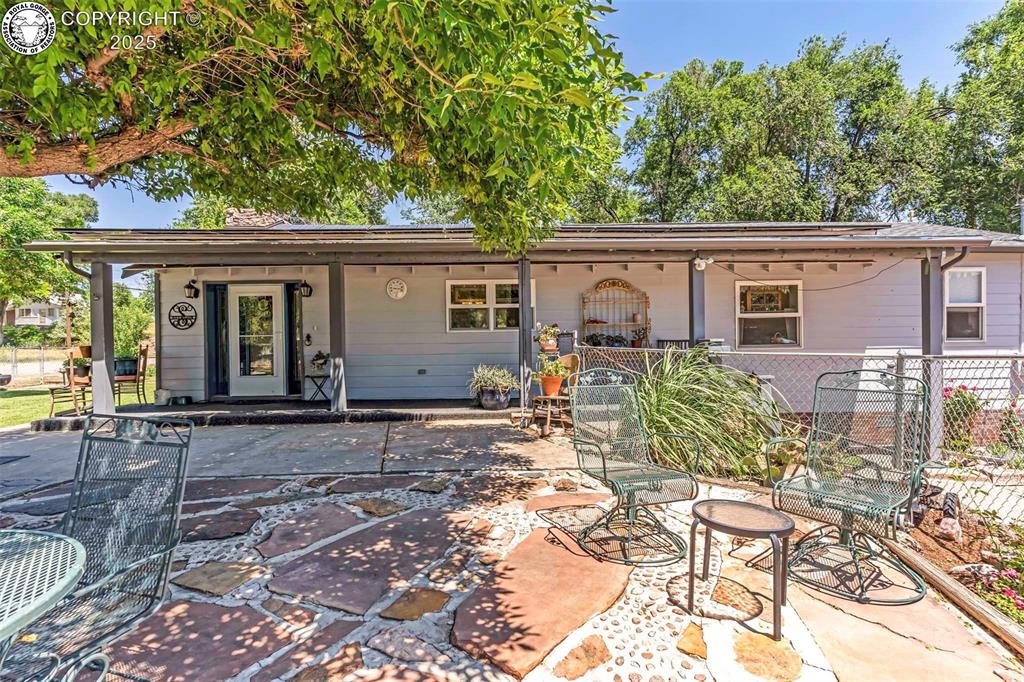 Caption: Front of Structure