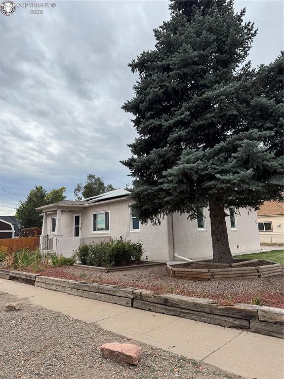 Caption: Front of Structure