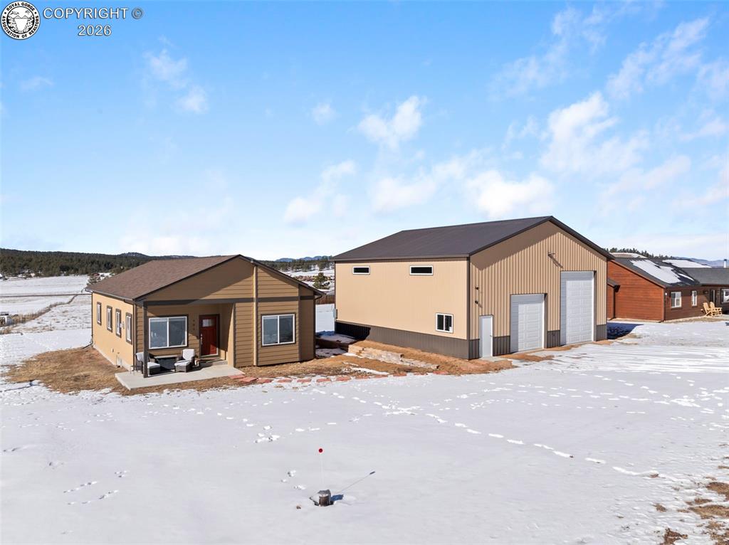 Caption: Front of Structure