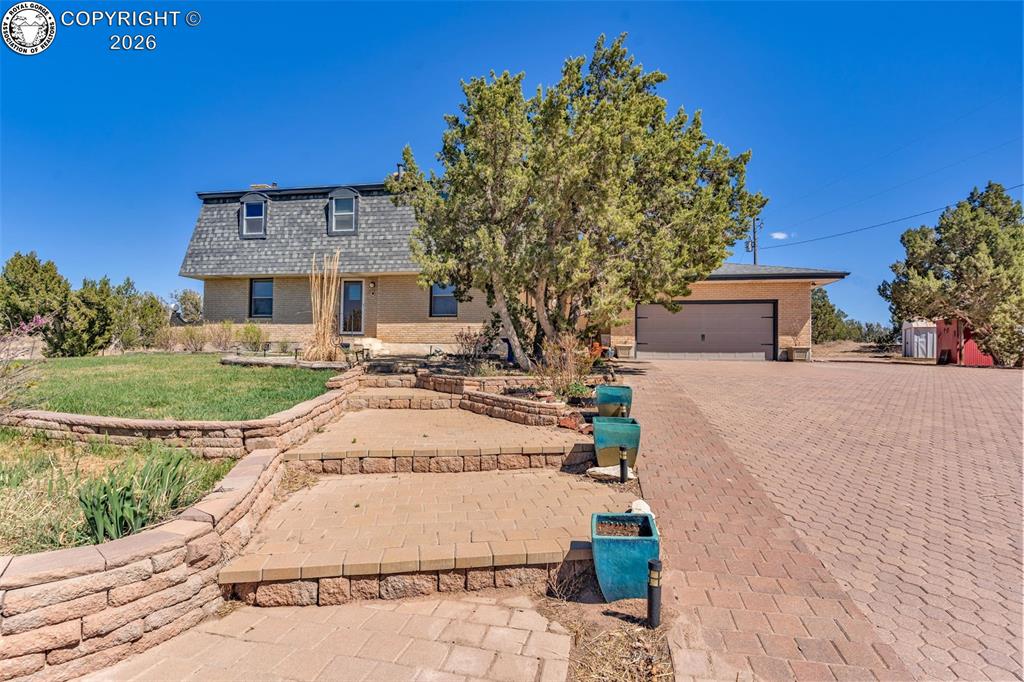 Caption: Front of Structure