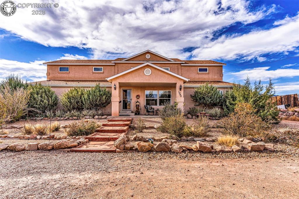 Caption: Front of Structure