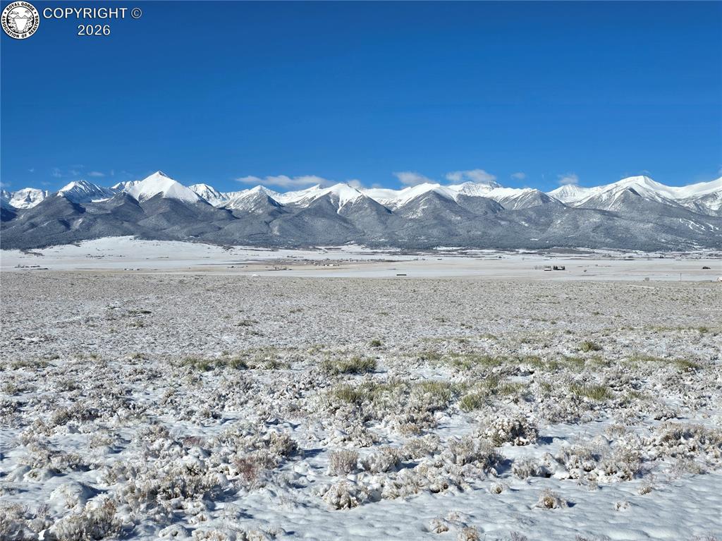 Caption: View of mountain backdrop