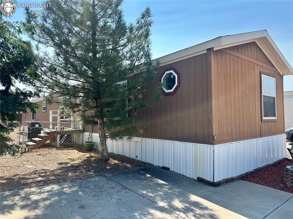 Caption: Side of Structure