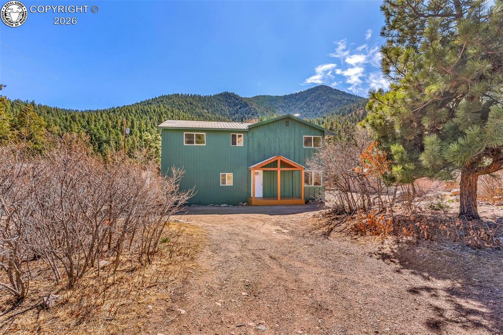 Caption: Front of Structure