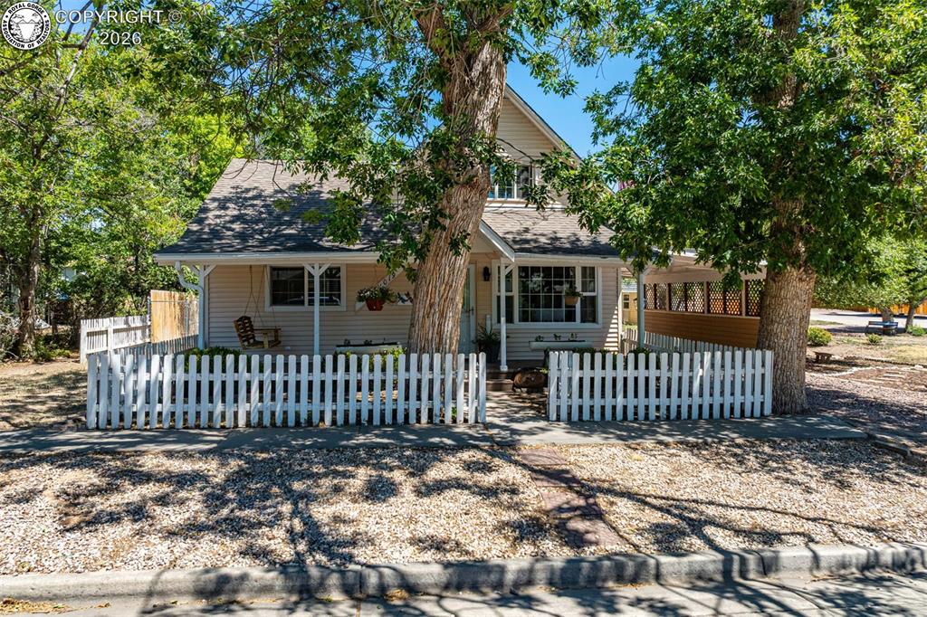 Caption: Front of Structure