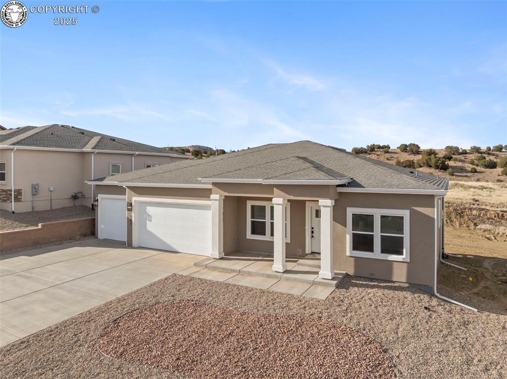 Caption: Front of Structure