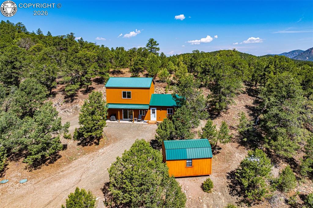 Caption: 5 Acres in Big Horn Ranch, Metal Roof, New Exterior Paint