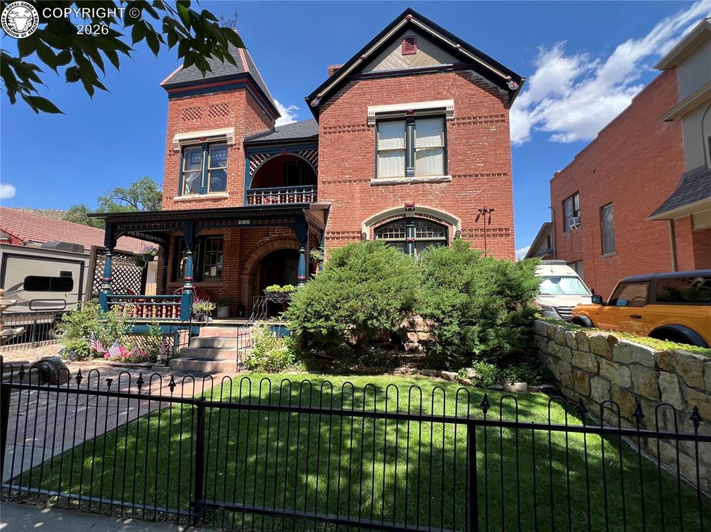 Caption: Front of Structure