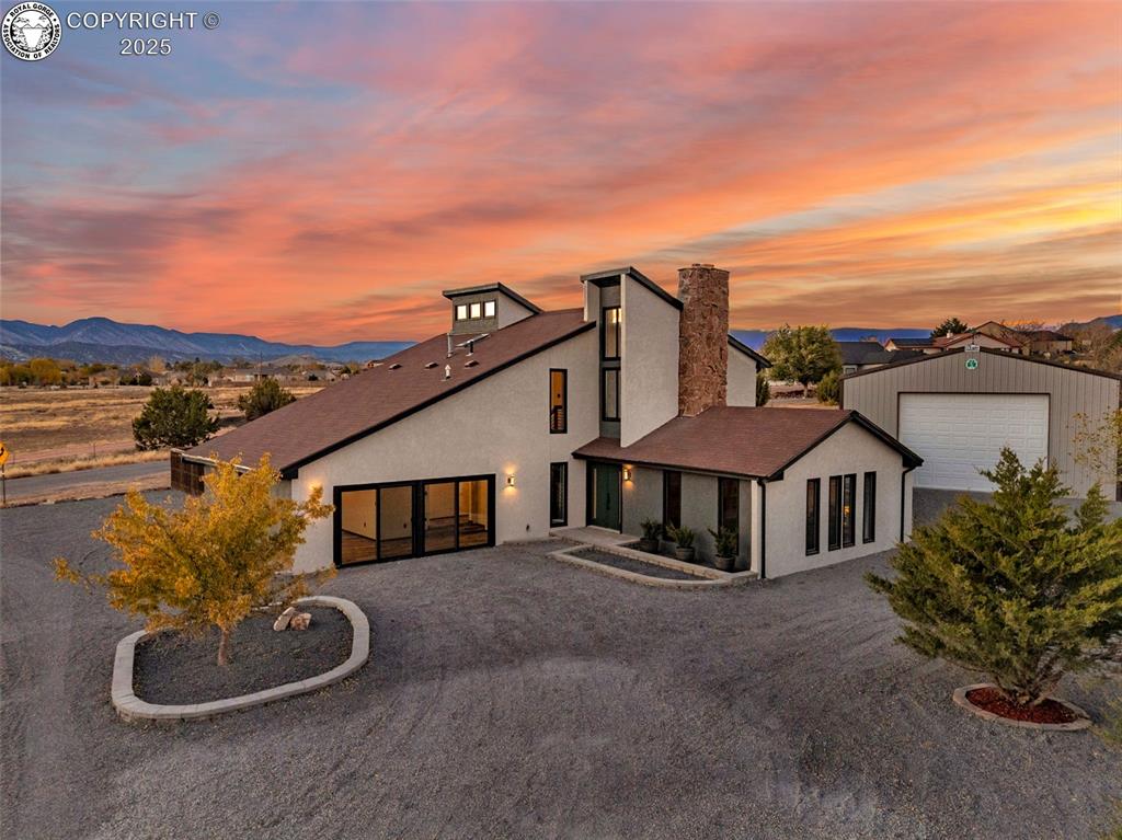 Caption: Front of Structure