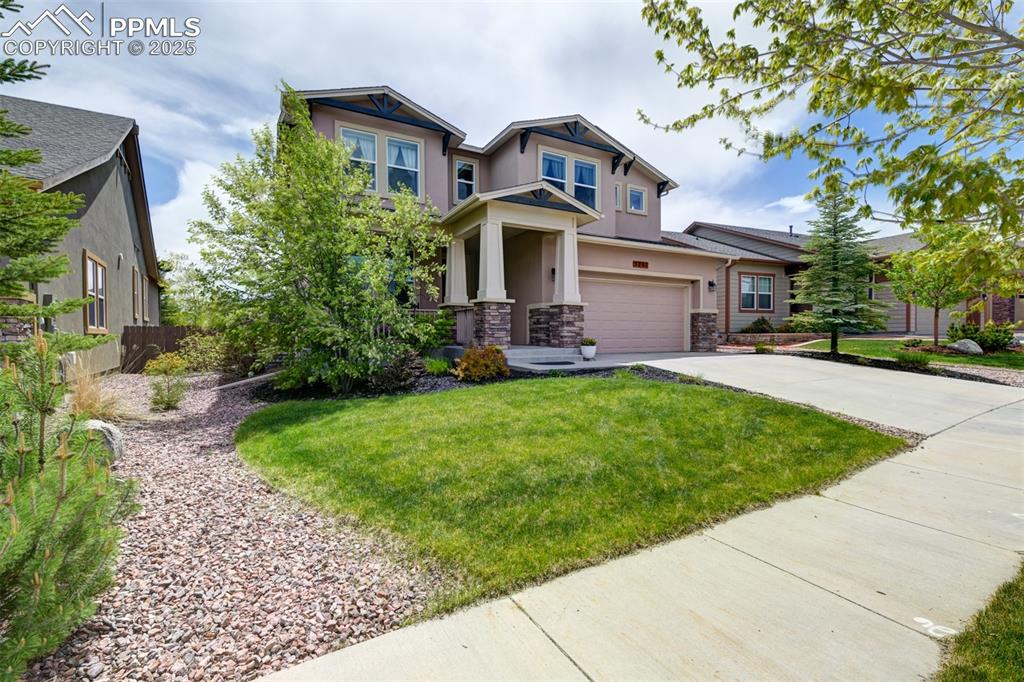 Image 2 of 45: Lush landscaping, private cul de sac location