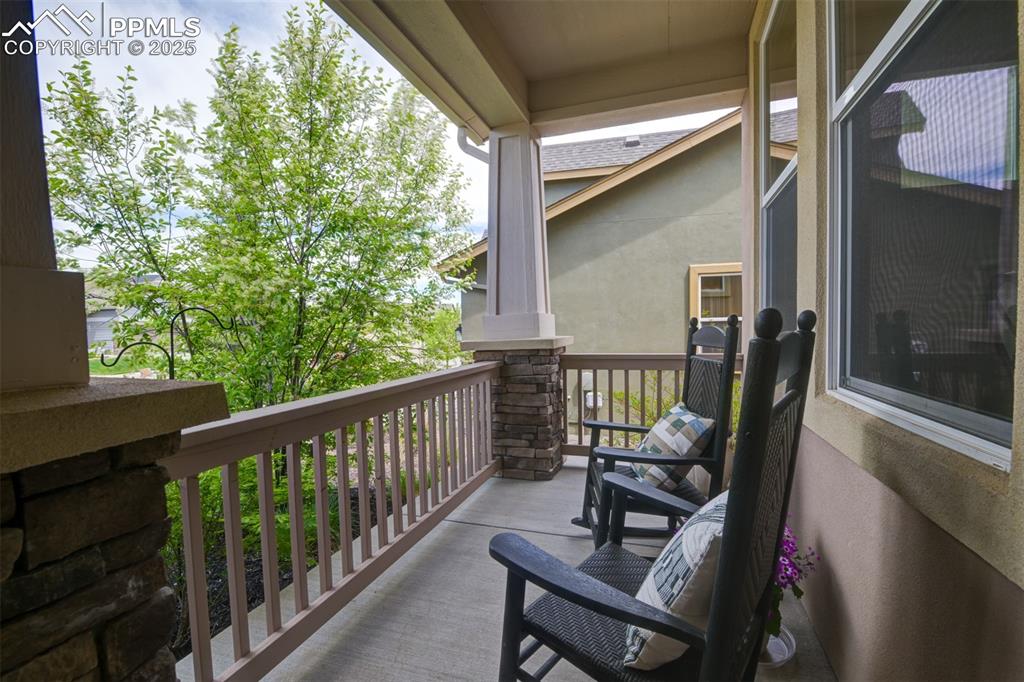 Image 4 of 45: Charming covered front porch