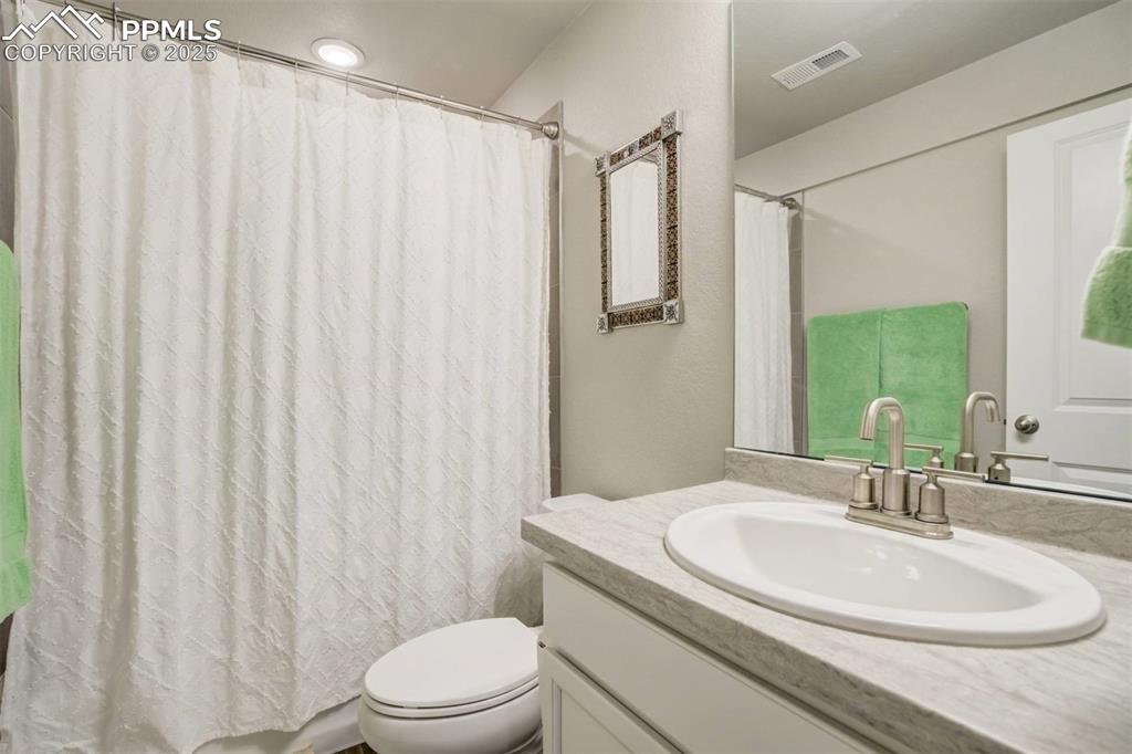 Image 42 of 44: Full bathroom in basement. 