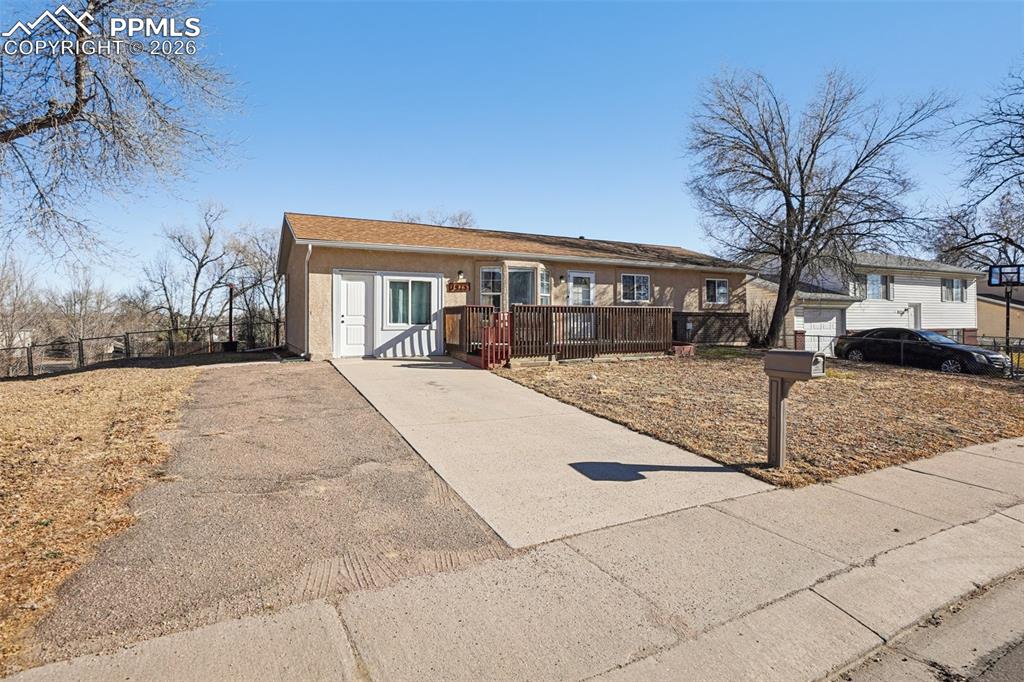 Caption: Front of Structure