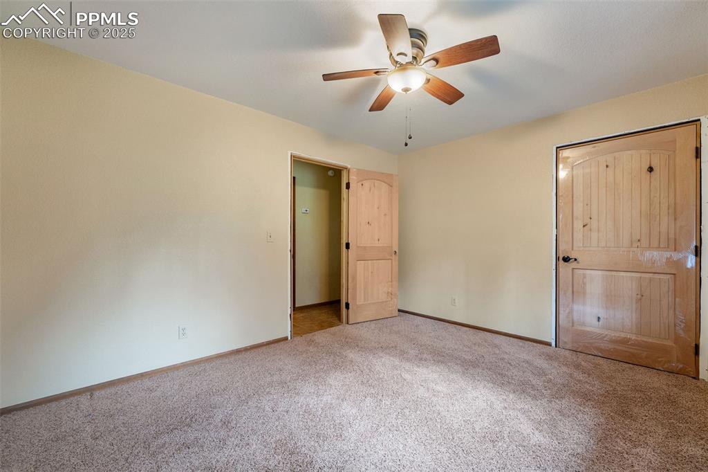 Image 12 of 43: Newer doors to the bedroom and
closet space