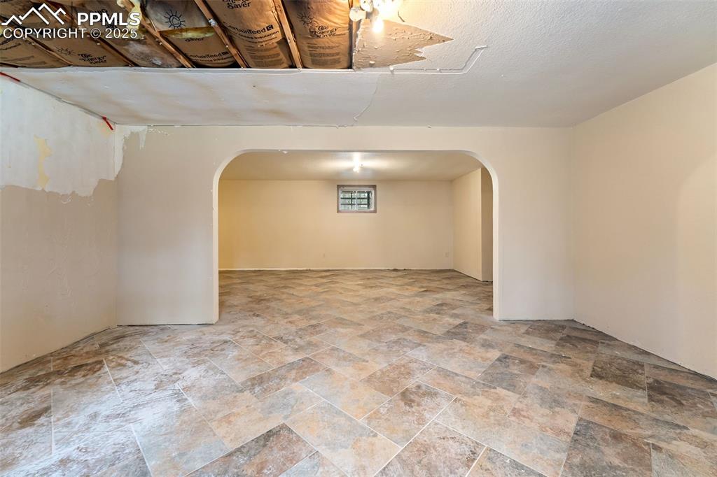 Image 21 of 43: Water leak in the ceiling needs
drywall repair