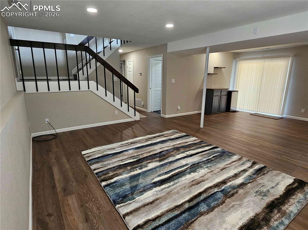 Image 28 of 48: Lower level Family Room.