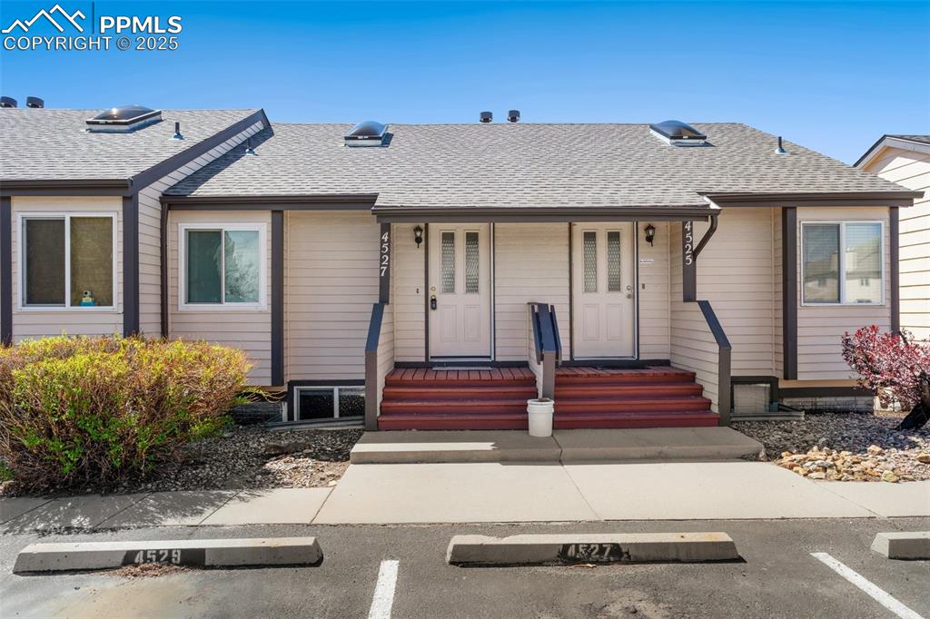 Caption: Front of Structure