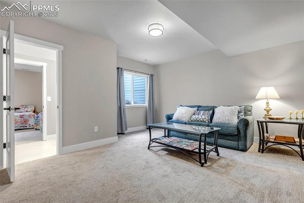 Image 39 of 45: Basement bedroom