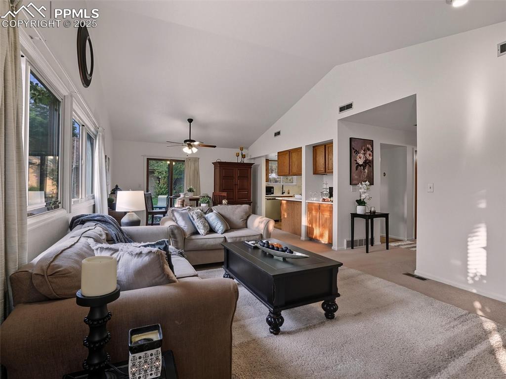 Image 15 of 36: Back inside for a wide view of the main living area