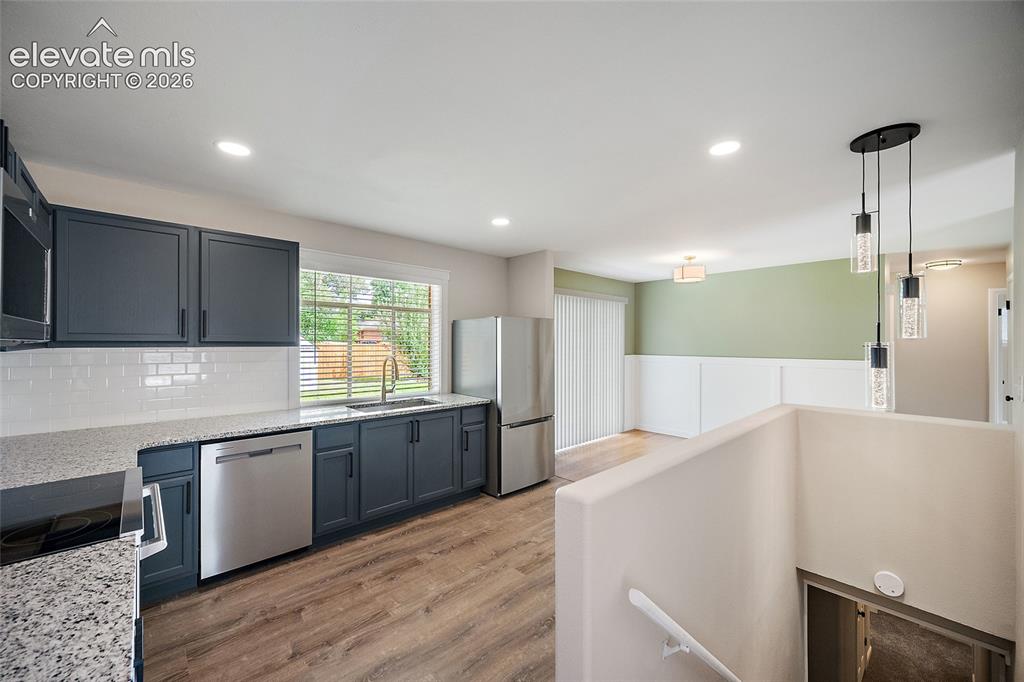 Image 14 of 43: kitchen with dining area 
